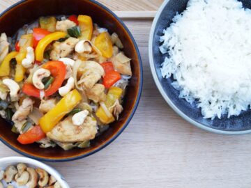 Asiatisk wok med kylling i hoisin sauce