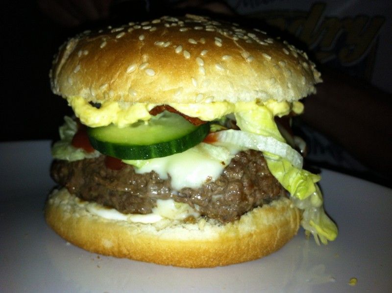Bacon Cheese burger - Tømmermands burger