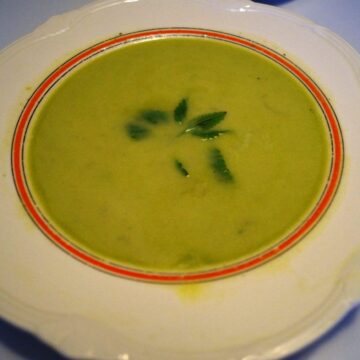 Blendet-grøntsagssuppe