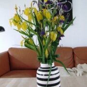 Blomsterbuket i vase