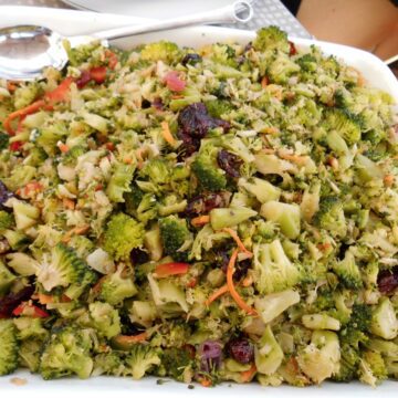 Broccoli og kartoffelsalat