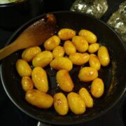 Brunede kartofler