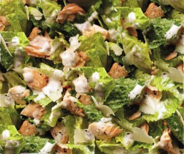 Caesar salad med kylling