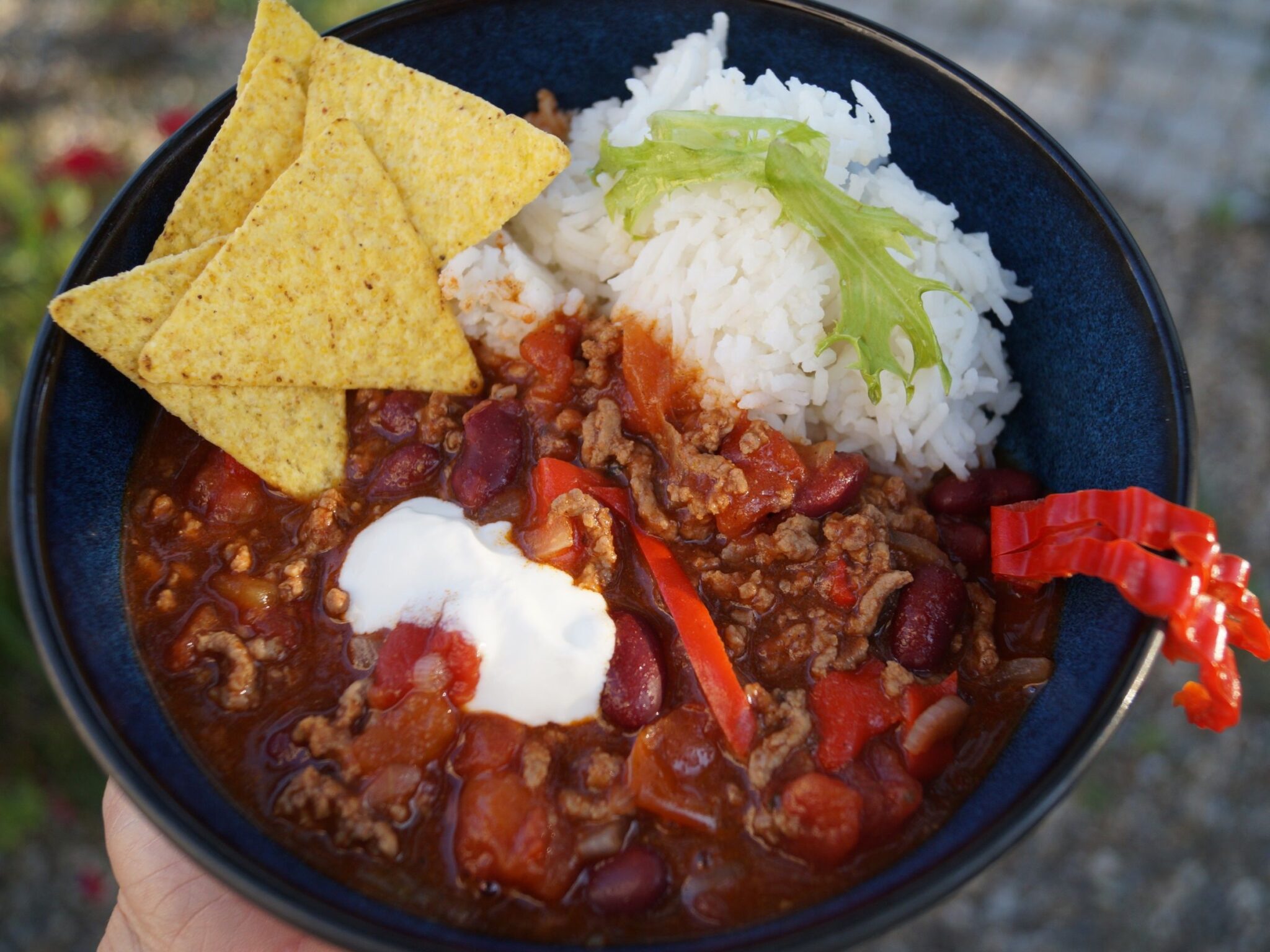 Chili con carne Texas style - Chili con carne med ris - Min Madopskrift