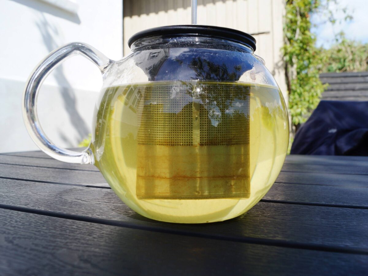 Citronmelisse Te i Tekande
