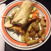Club sanwich med hjemmelavet karry dressing