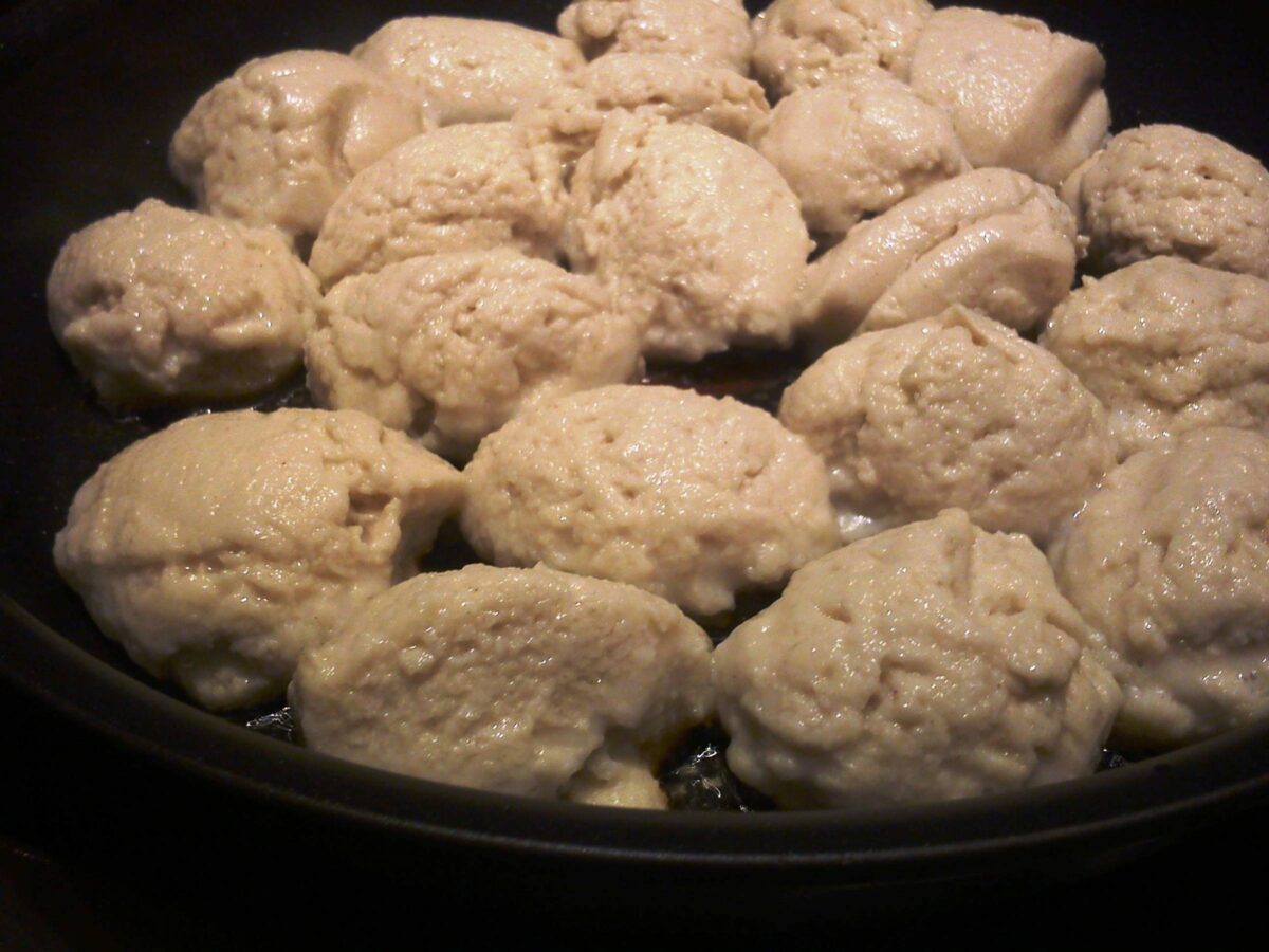 Fiskefrikadeller på stegepande