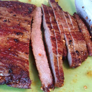 Flanksteak grillet