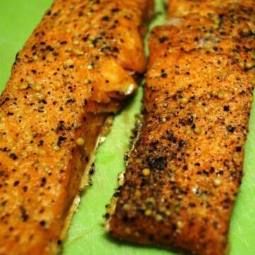 Grillet laks med Bøgesmuld