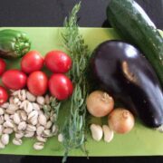 Grøntsager til ratatouille