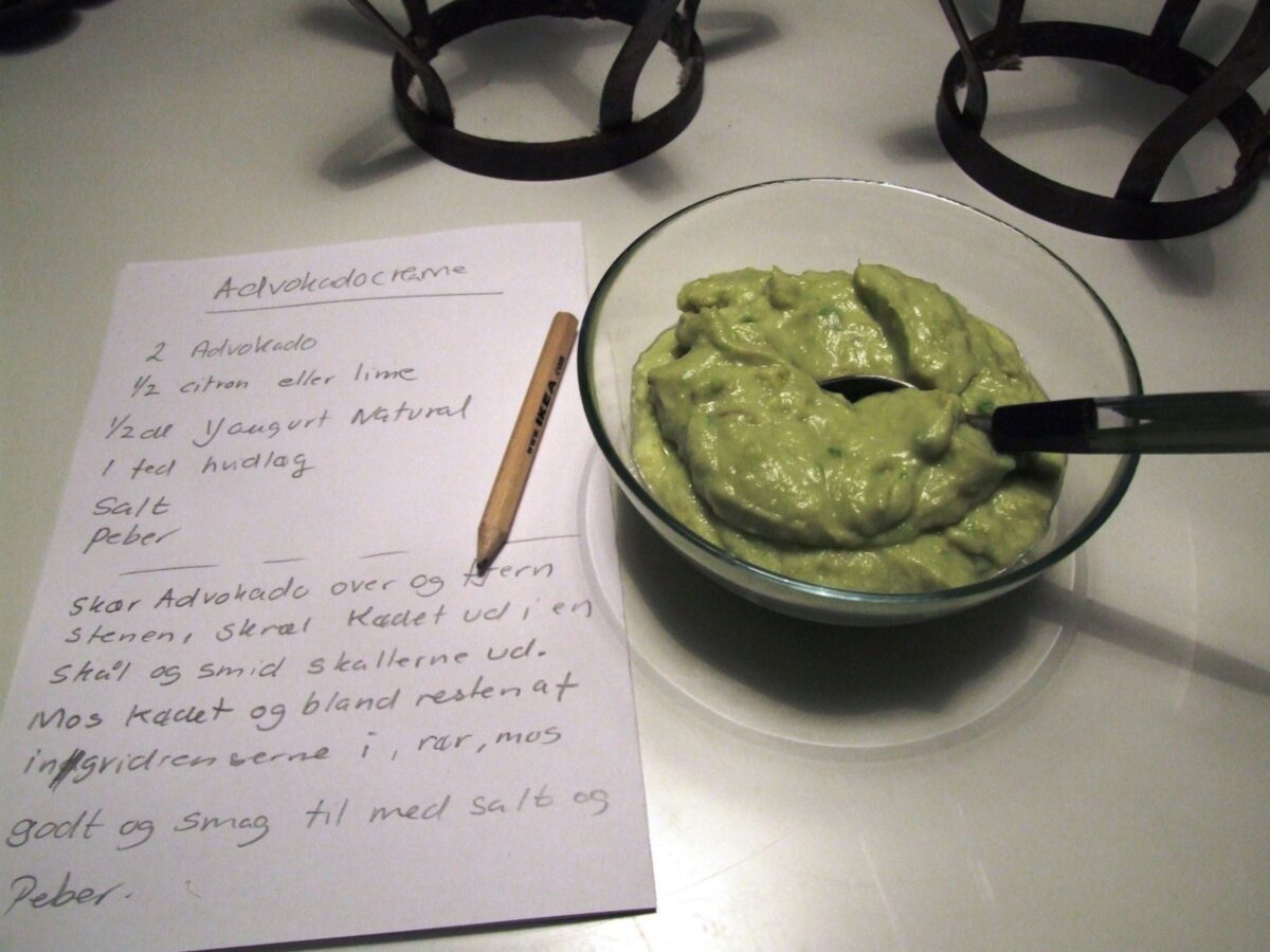 Guacamole med hvidløg
