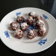 Havregrynskugler med vanilje og mandler