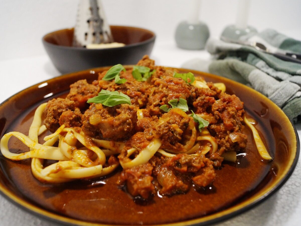 Italienske kødboller i tomatsauce