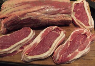 Kalvekoteletter med bacon