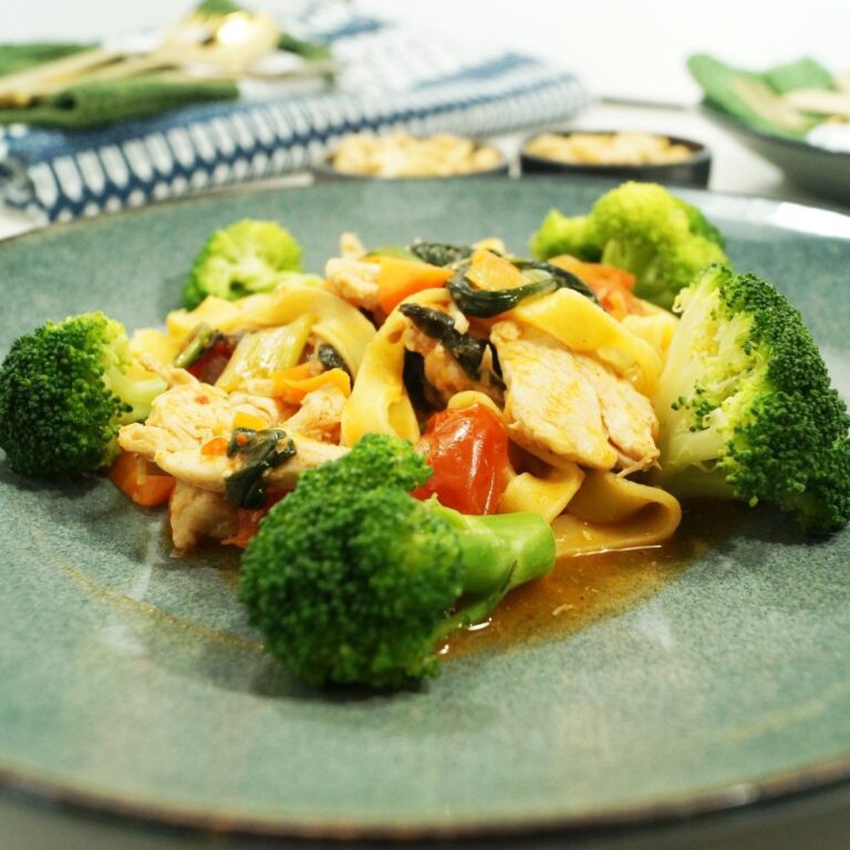 Kylling med spinat og pasta hvidvin, parmesan Min Madopskrift