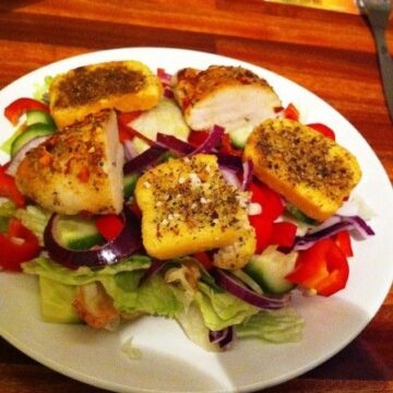 Kyllingesalat med fetaost