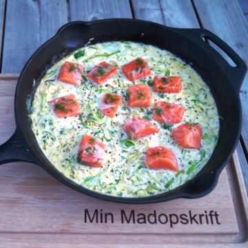 Laks i mascarponesauce med pasta