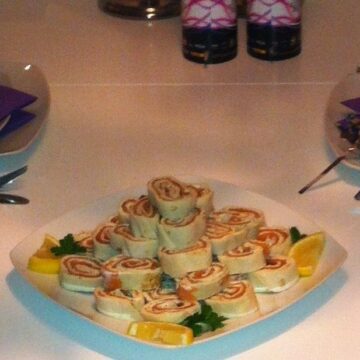 Lakseruller som snack