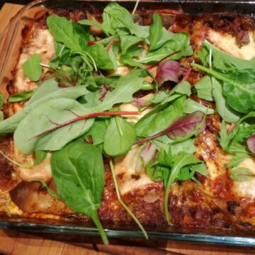 Lasagne fedtfattig og sund version