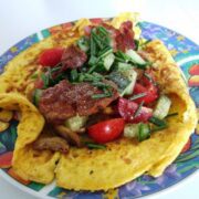 Omelet åben