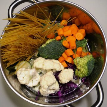 One pot pasta ingredienser