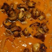 Paprikagryde med kartofler og champignon