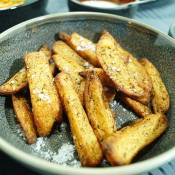 Pommes Frites lavet i rotisserie