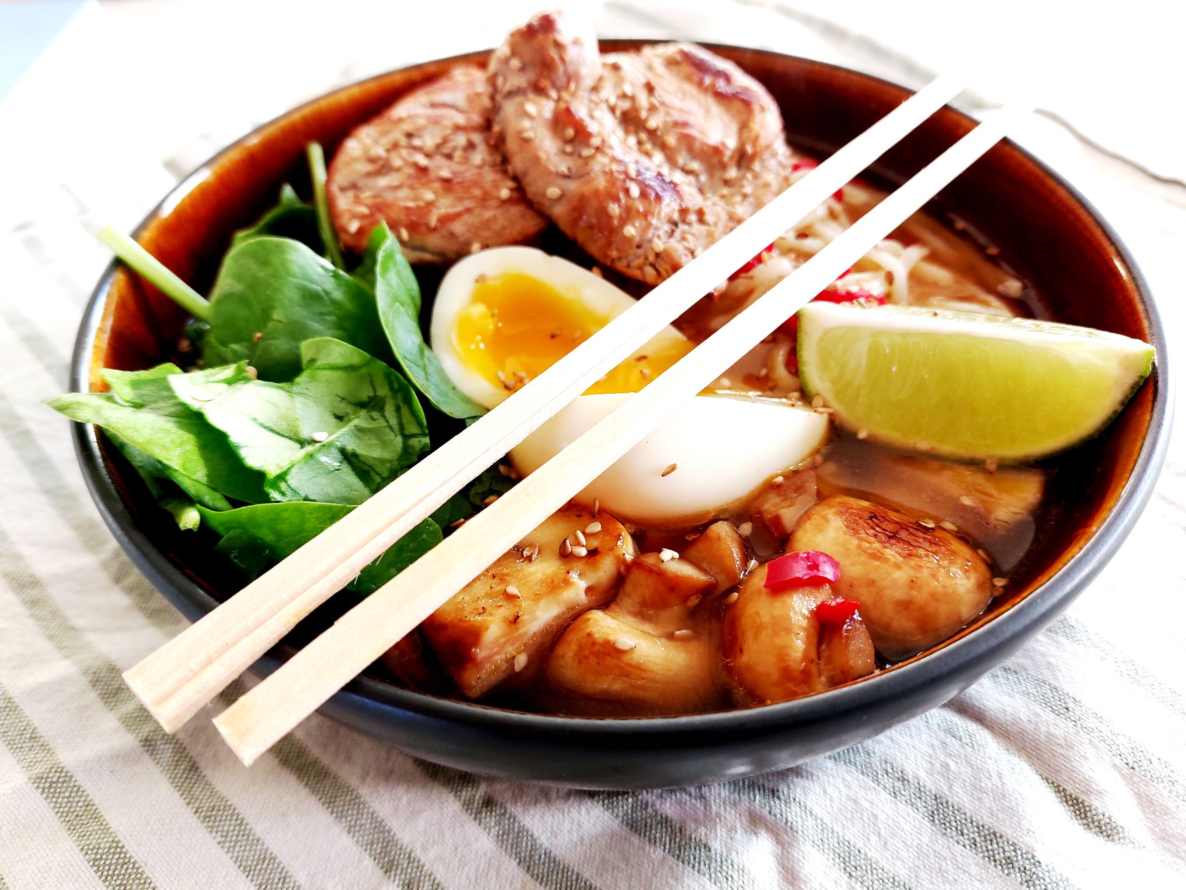 Rammen anrettet i skål