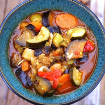 Ratatouille fransk provencalsk grøntsagsret