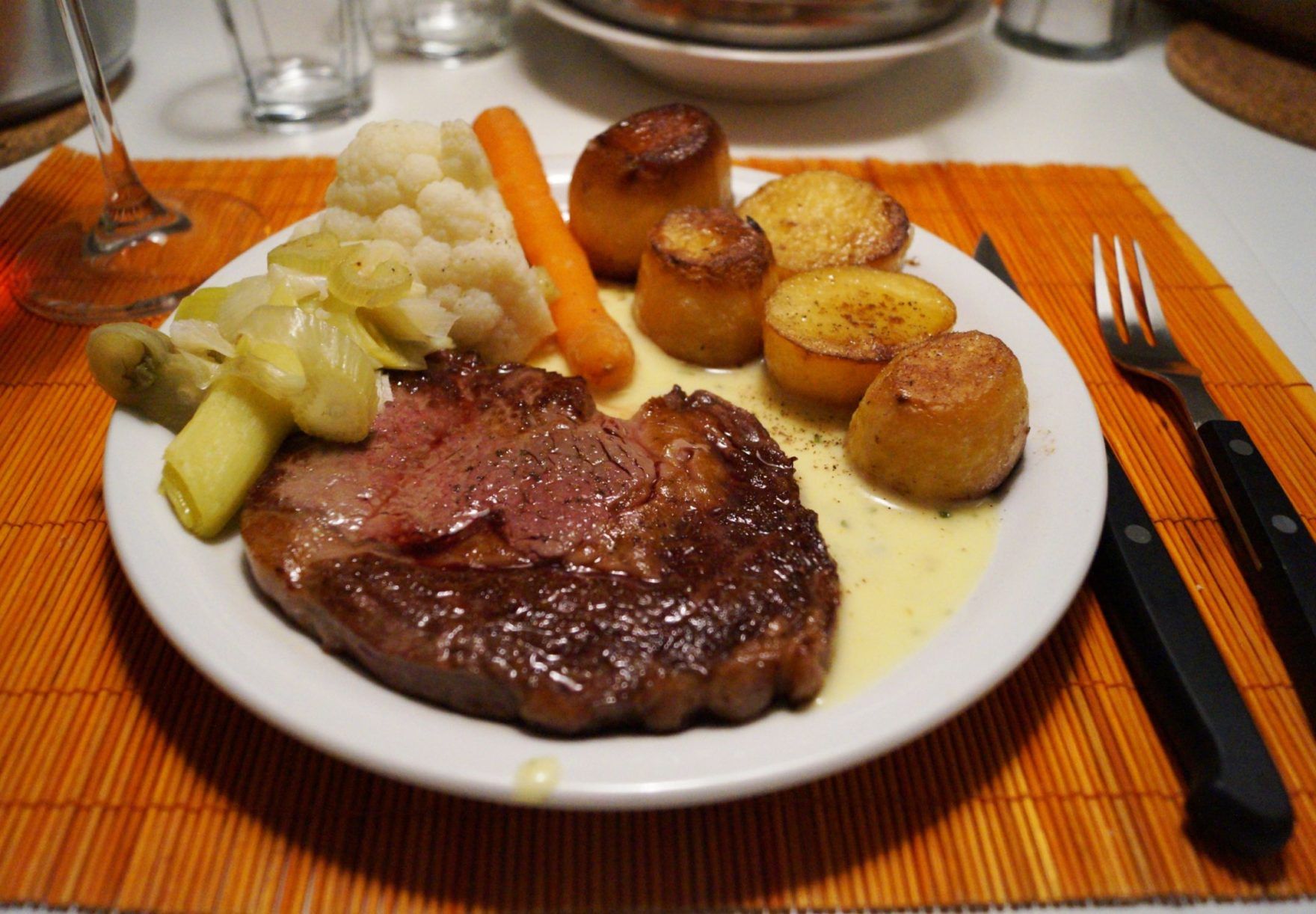 Ribeye Steak med kartoffelfondant