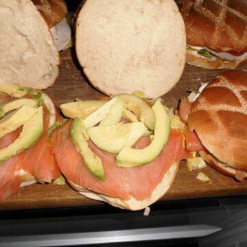 Sandwich fedtfattig med laks