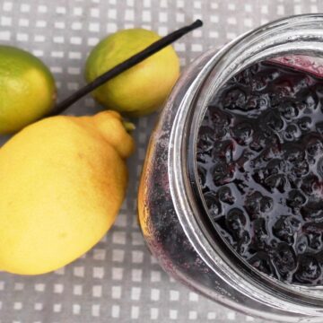 Solbærmarmelade med lime og vanilje
