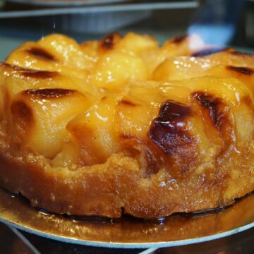 Tarte tatin med æbler