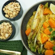 Thai sweet potato and chili curry sauce