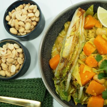 Thai sweet potato and chili curry sauce