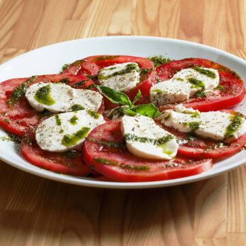 Tomat med mozzarella