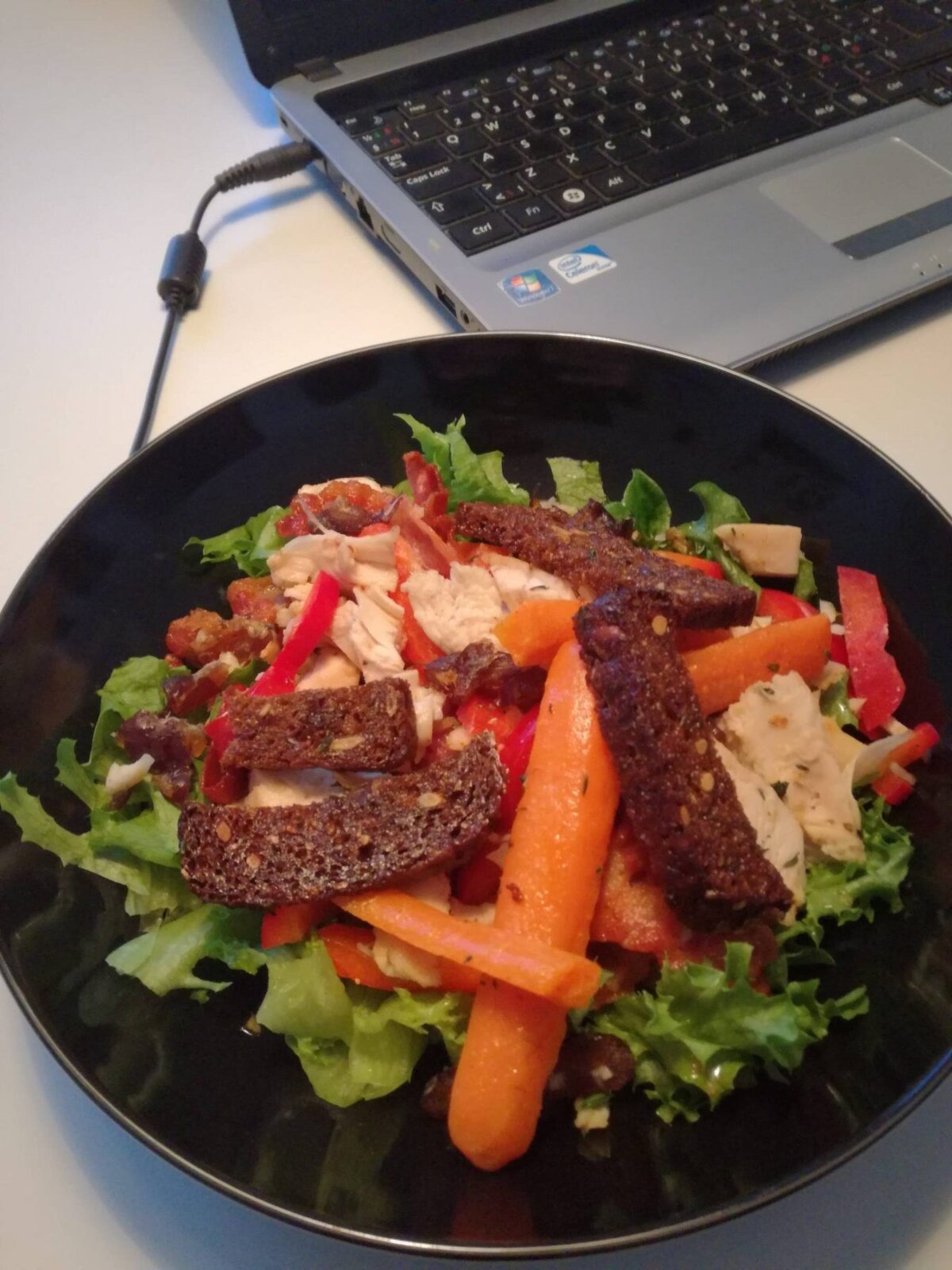 Tomatsalat med laks