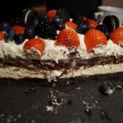 Tværsnit af Oreo Cheesecake