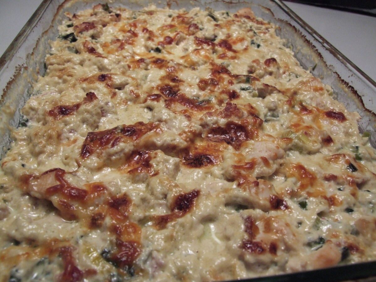 Vegetar lasagne med fløde