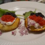 Blinis med stenbiderrogn