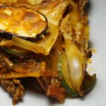 Lasagne med squash og oksekød